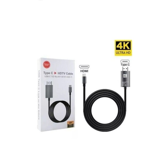 USB-C to HDMI cable 4K Type C USB to HDMI Adapter Converter with PD charging NEW - Picture 1 of 6